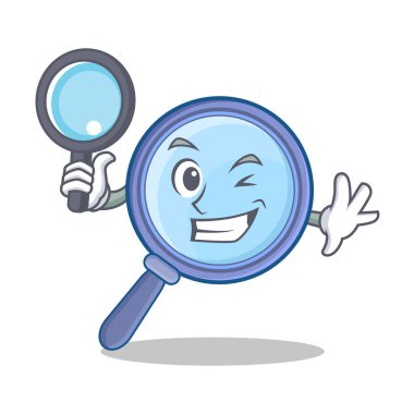 Dedektif Büyüteç karakter karikatür