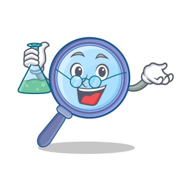 Profesör Büyüteç karakter karikatür