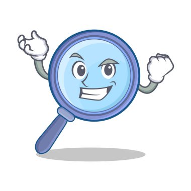 Başarılı Büyüteç karakter karikatür