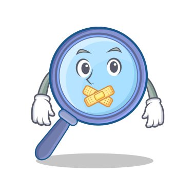 Sessiz Büyüteç karakter karikatür