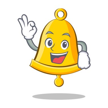 Tamam okul zili karakter karikatür