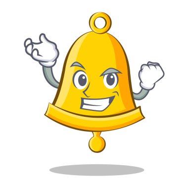 Başarılı okul zili karakter karikatür