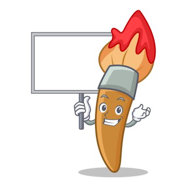 Yönetim Kurulu boya fırça karakter karikatür getirmek