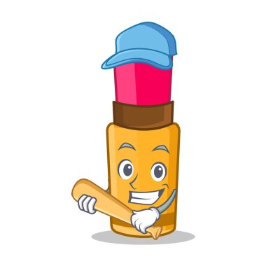 Oyun beysbol ruj karakter karikatür tarzı