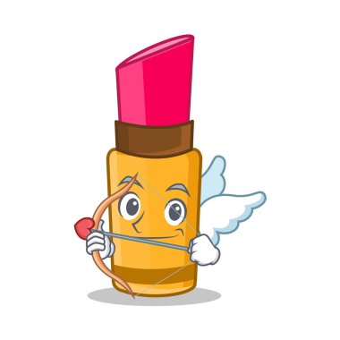 Aşk tanrısı ruj karakter karikatür tarzı