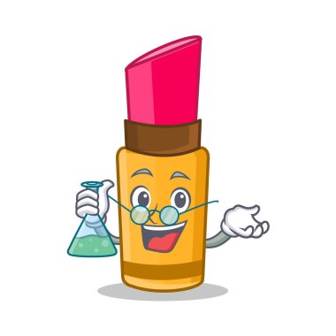 Profesör ruj karakter karikatür tarzı