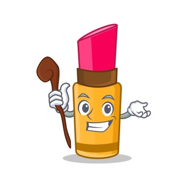 Cadı ruj karakter karikatür tarzı