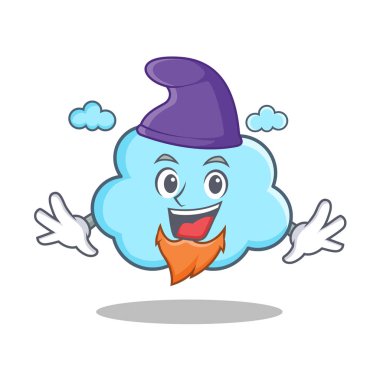 Elf şirin bulut karakter karikatür