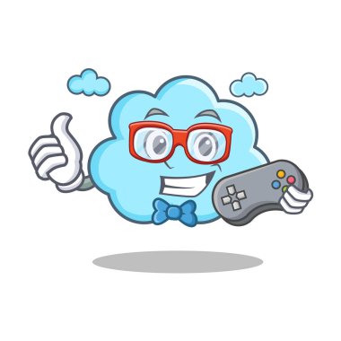 Oyun şirin bulut karakter karikatür