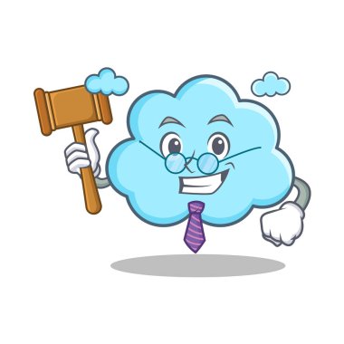 Yargıç şirin bulut karakter karikatür