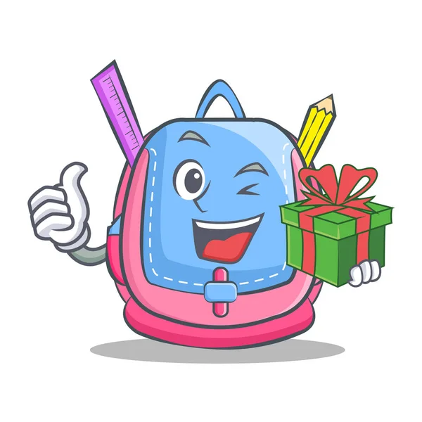 Hediye okul çantası karakter karikatür ile