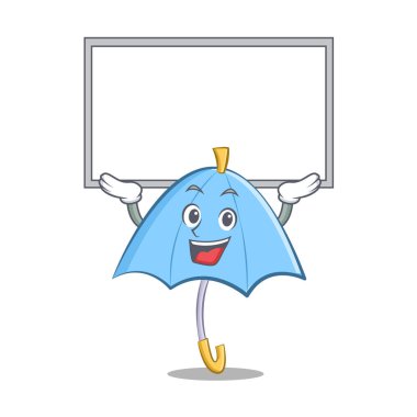 Yönetim kurulu mavi şemsiye karakter karikatür kadar