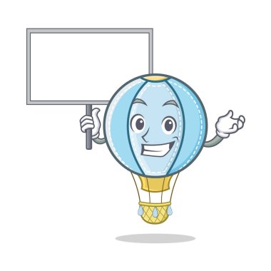Yönetim kurulu Hava Balon karakter karikatür getirmek