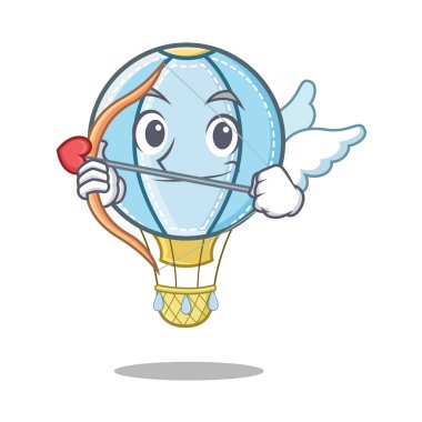Aşk tanrısı hava balon karakter karikatür