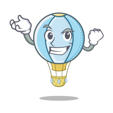 Başarılı hava balon karakter karikatür
