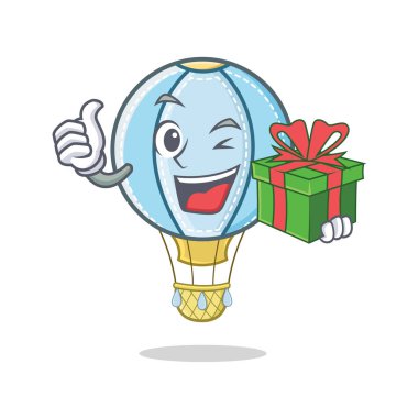 Hediye Hava Balon karakter karikatür ile