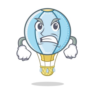 Kızgın hava balon karakter karikatür
