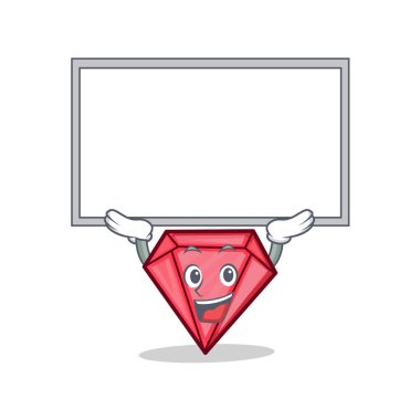 Yönetim Kurulu elmas karakter karikatür tarzı