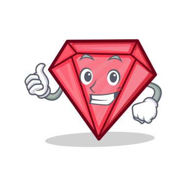 Elmas karakter karikatür tarzı Yaşasın