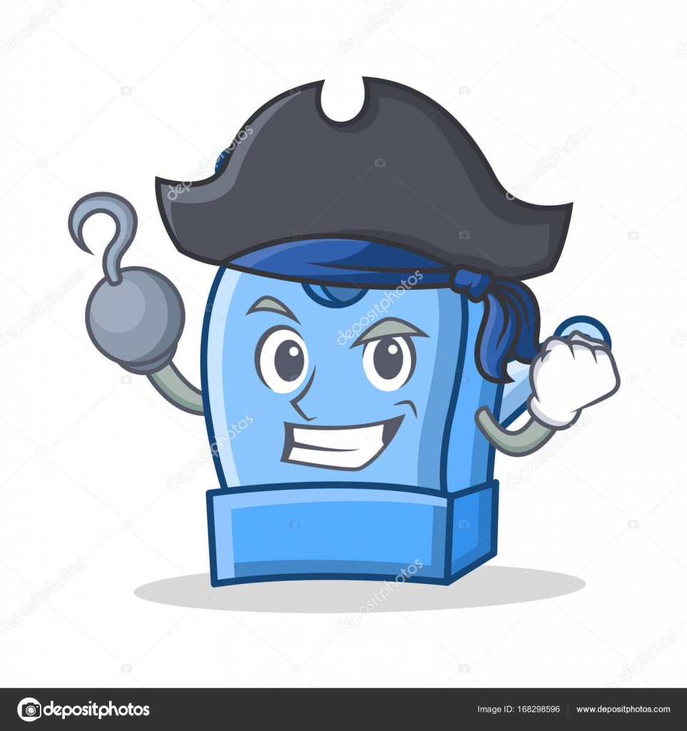 Pirate Crayon Affûteuse Personnage Dessin Animé Image