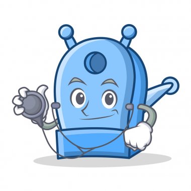 Doktor kalem kalemtıraş karakter karikatür