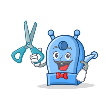 Kuaför kalem kalemtıraş karakter karikatür