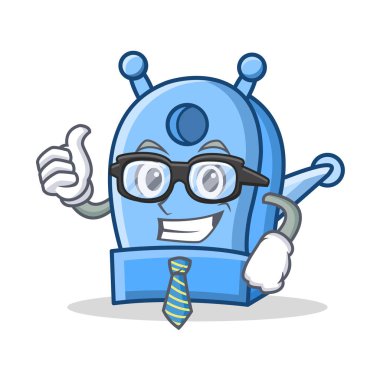 İşadamı kalem kalemtıraş karakter karikatür