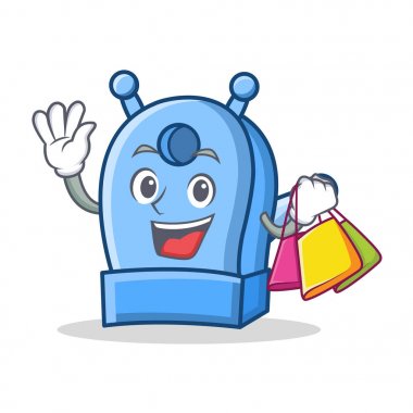 Kalem kalemtıraş karakter karikatür alışveriş