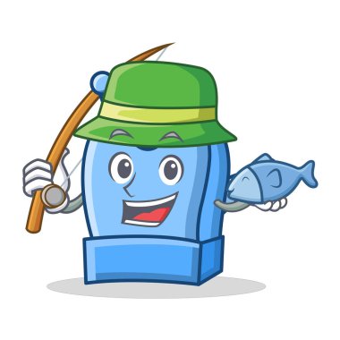 Balık tutma kalem kalemtıraş karakter karikatür