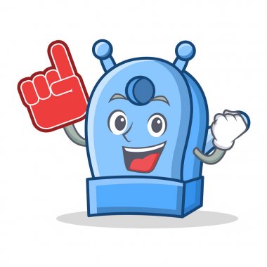 Köpük parmak kalem kalemtıraş karakter karikatür