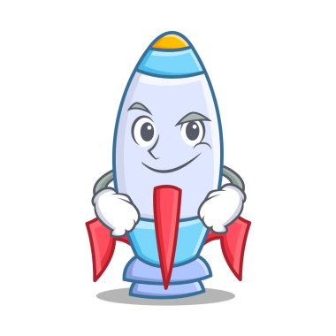 Smirking şirin roket karakter karikatür