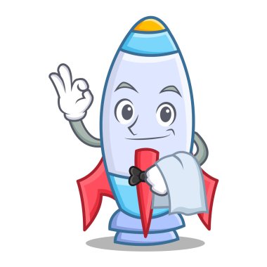 Garson şirin roket karakter karikatür