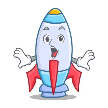 Sürpriz tatlı roket karakter karikatür