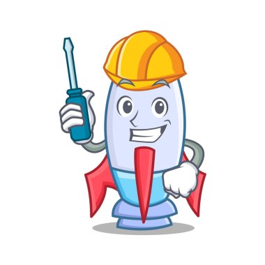 Otomotiv şirin roket karakter karikatür