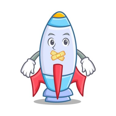 Sessiz şirin roket karakter karikatür