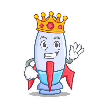 Kral şirin roket karakter karikatür