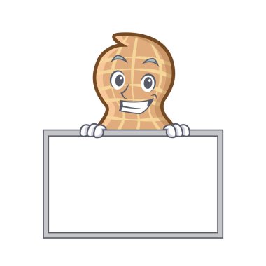 Yönetim Kurulu fıstık karakter karikatür tarzı ile sırıtarak