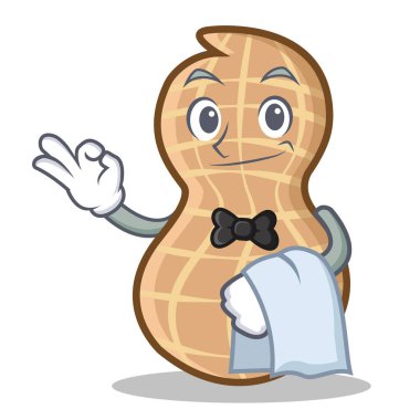 Garson fıstık karakter karikatür tarzı