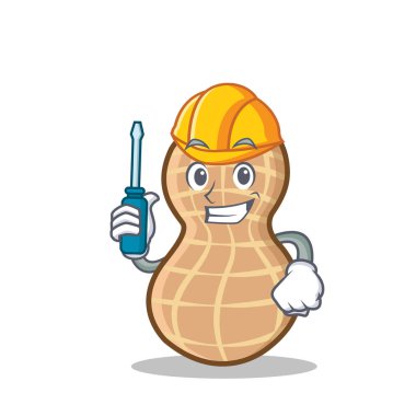 Otomotiv fıstık karakter karikatür tarzı