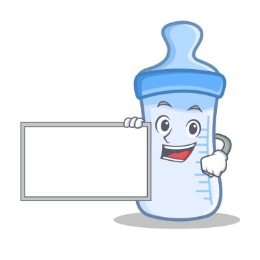 Şişe bebek şişe karakter karikatür ile