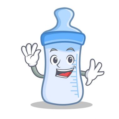 Sallanan bebek şişe karakter karikatür