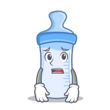 Korkarım bebek şişe karakter karikatür