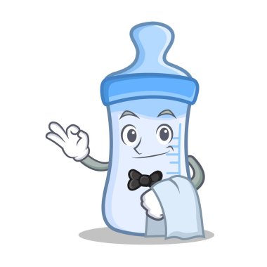 Garson bebek şişe karakter karikatür