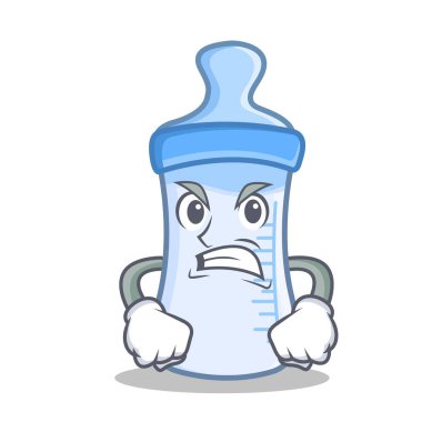 Kızgın bebek şişe karakter karikatür