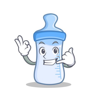 Bebek şişe karakter karikatür arama