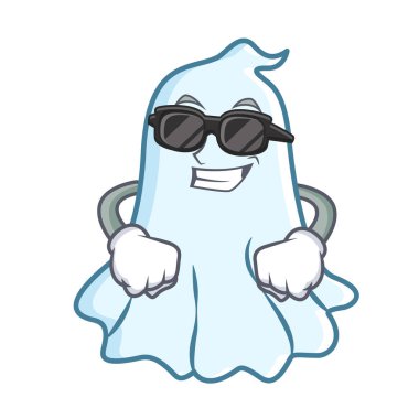 Süper serin sevimli hayalet karakter karikatür
