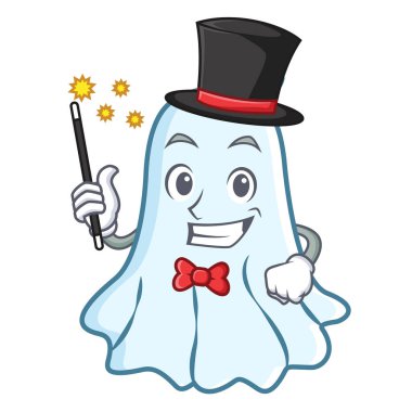 Büyücü şirin hayalet karakter karikatür