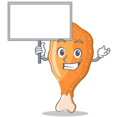 Yönetim Kurulu kızarmış tavuk karakter karikatür getirmek