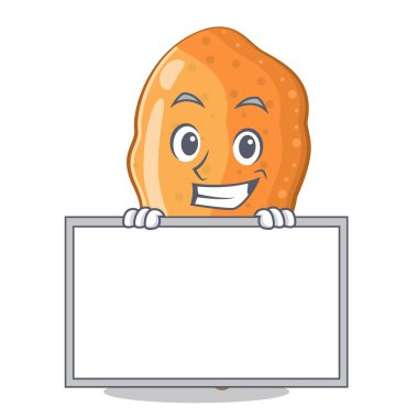 Yönetim Kurulu kızarmış tavuk karakter karikatür ile sırıtarak