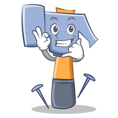 Çekiç karakter karikatür ifade arama